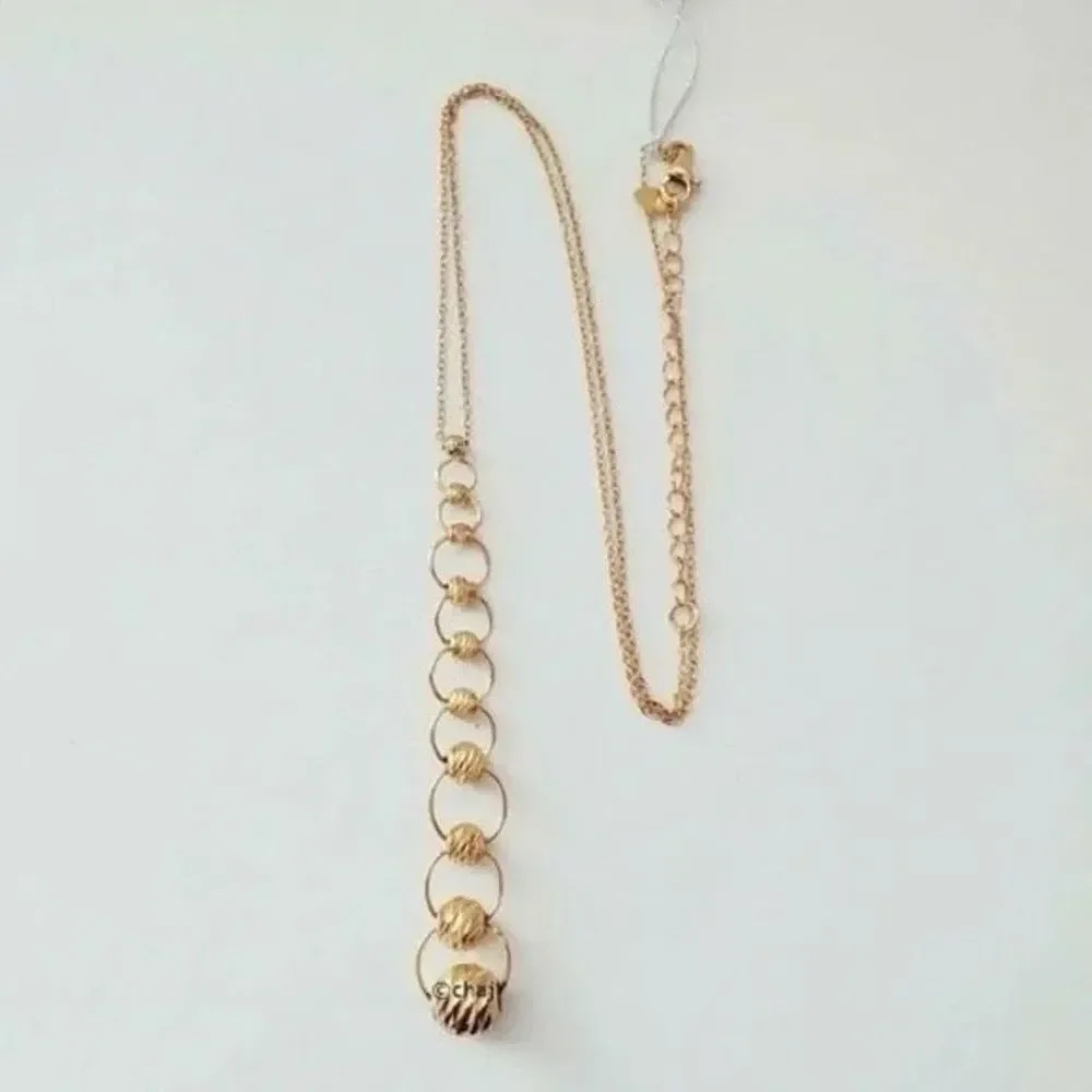 Argento Vivo Sterling Silver Beaded Pendant Necklace